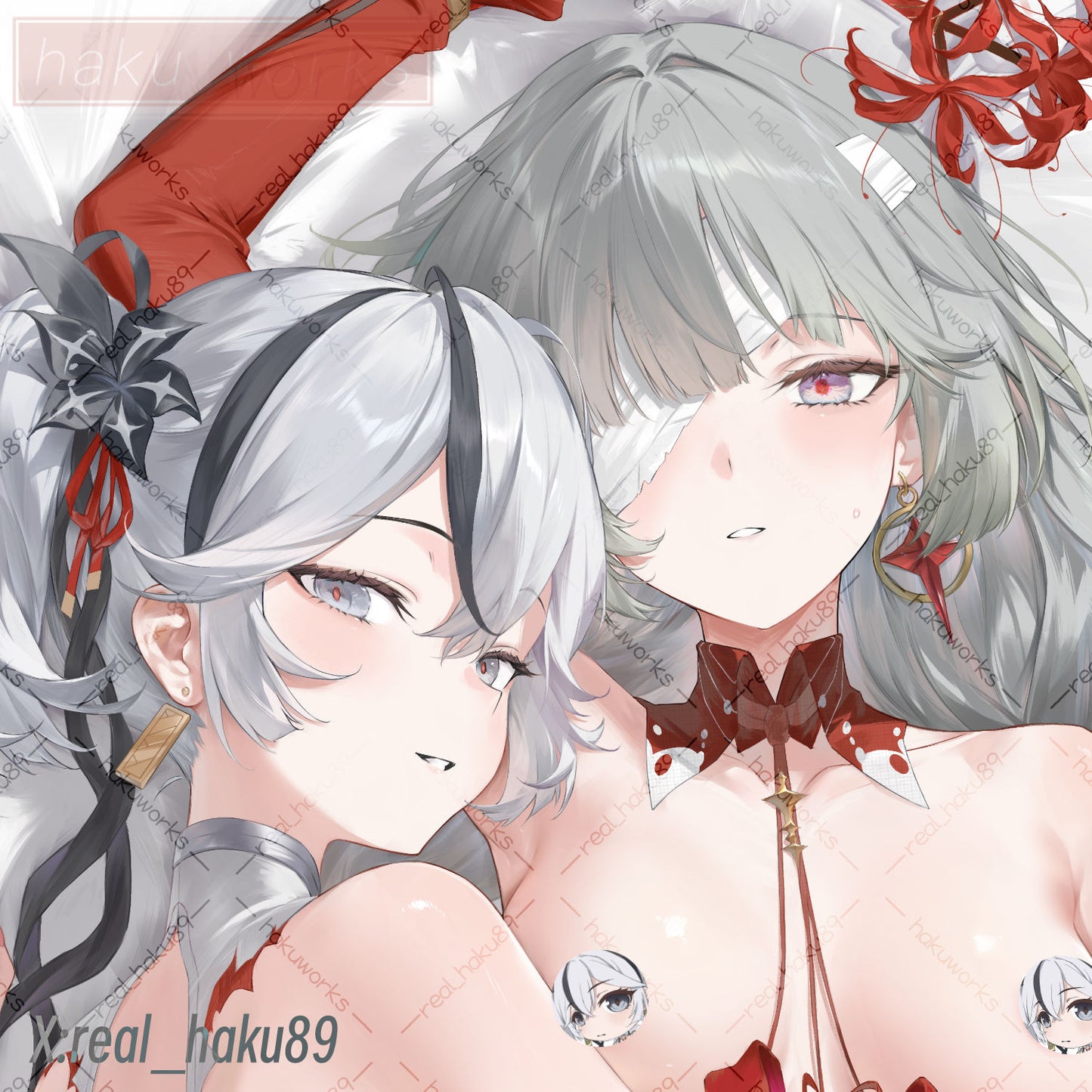 Phrolova & Camellya Dakimakura Cover