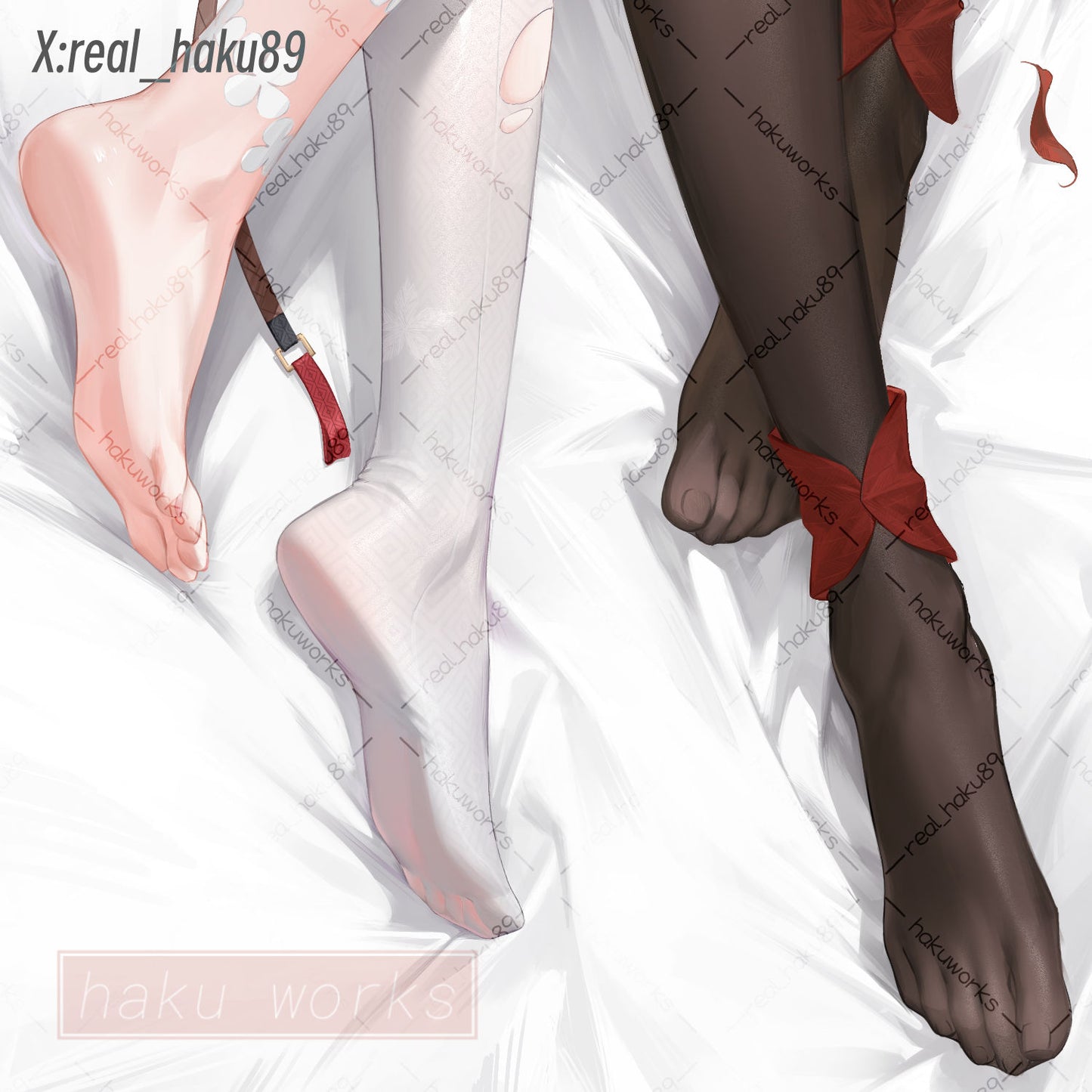 Phrolova & Camellya Dakimakura Cover