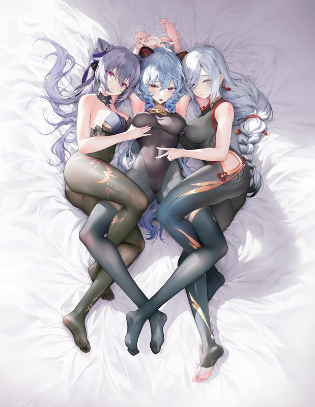 Shenhe&Keqing&Ganyu Tapestry